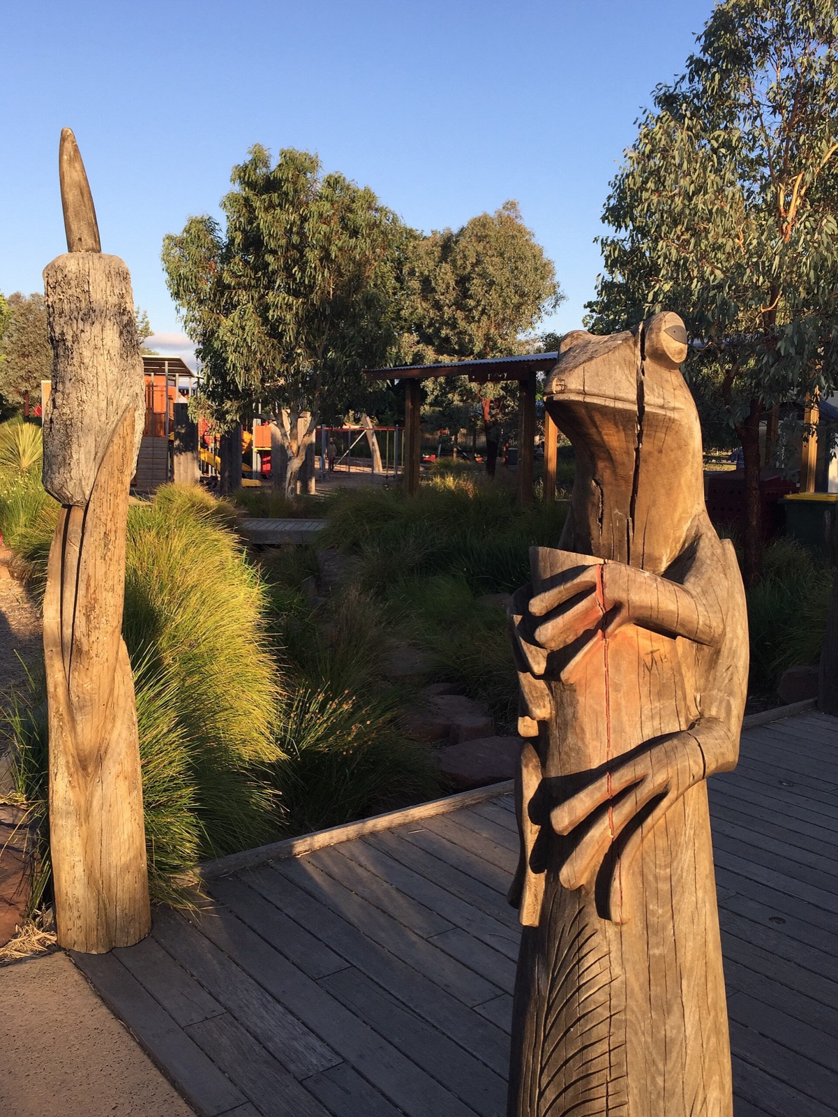 Concept A: nature play in timber